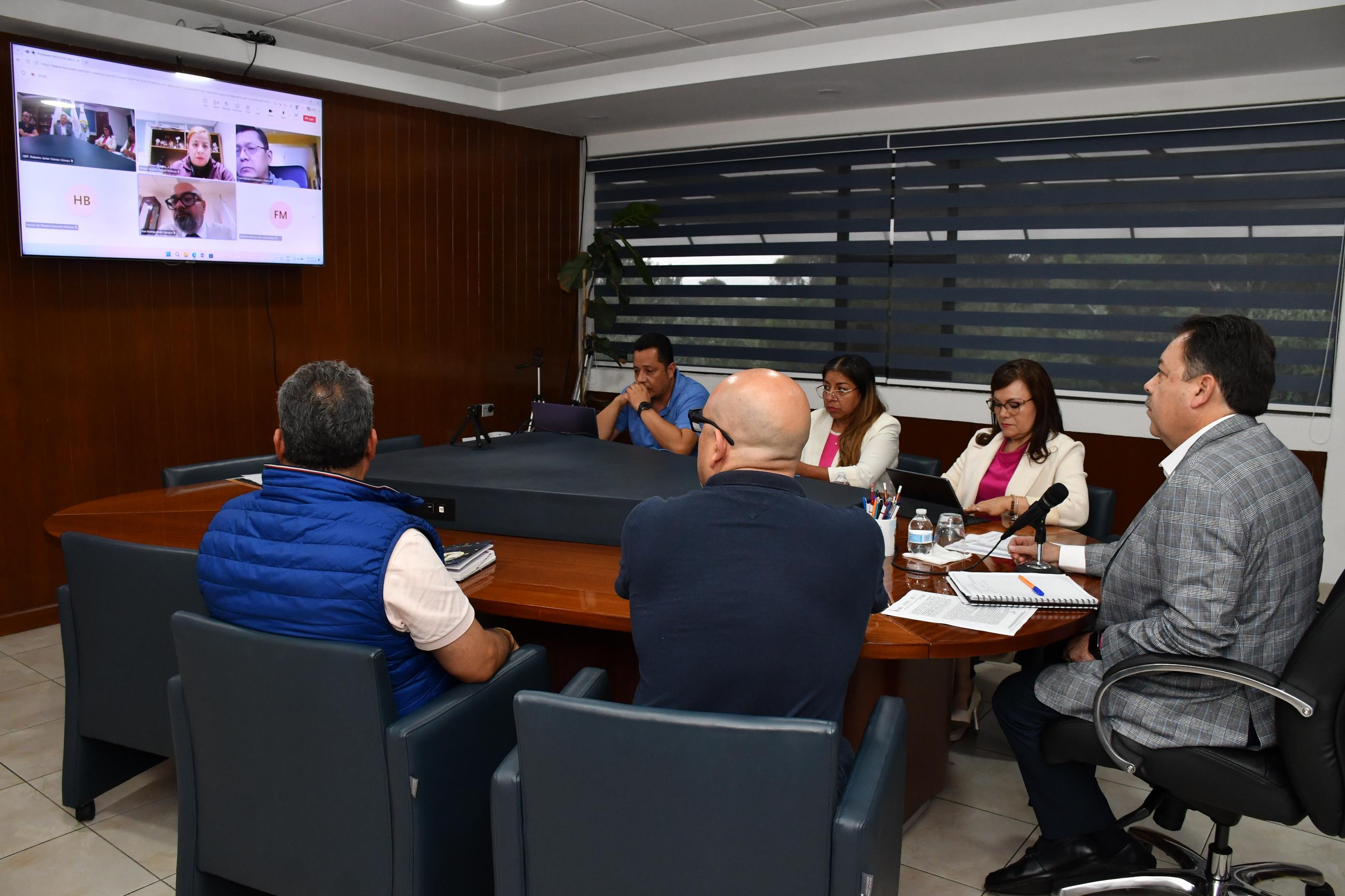 Reunión a distancia con el Director de Oficinas de Representación del ISSSTE, Rodrigo Ávila Carrasco